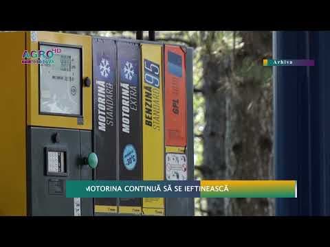 Motorina continuă să se ieftinească