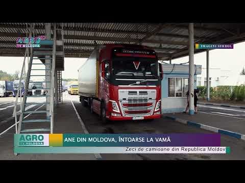 Camioane din Moldova, întoarse la vamă