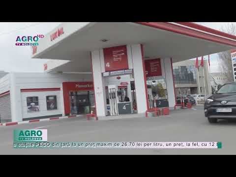 Prețul carburanților, mai mic cu doar 12 bani