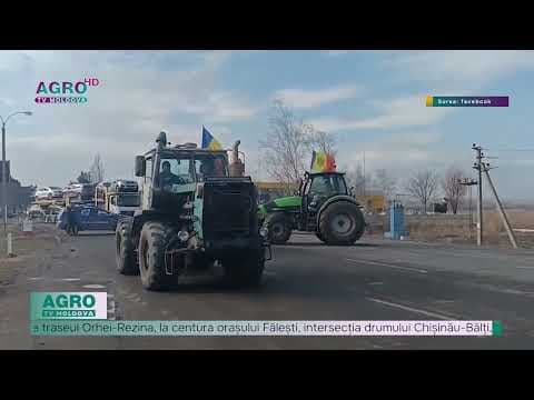 Fermierii au ieșit la proteste pe mai multe trasee naționale. Vama Leușeni, blocată