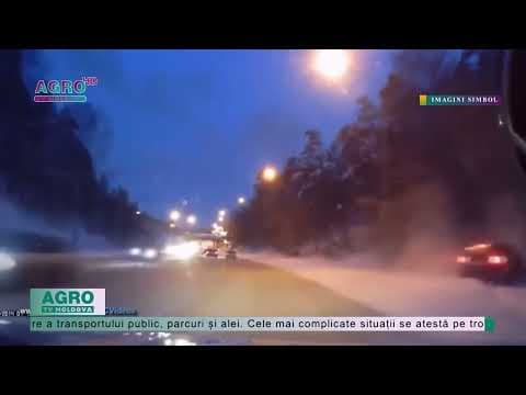 În doar 2 ore, s-au înregistrat 40 de accidente rutiere. Pe unele străzi persistă poleiul