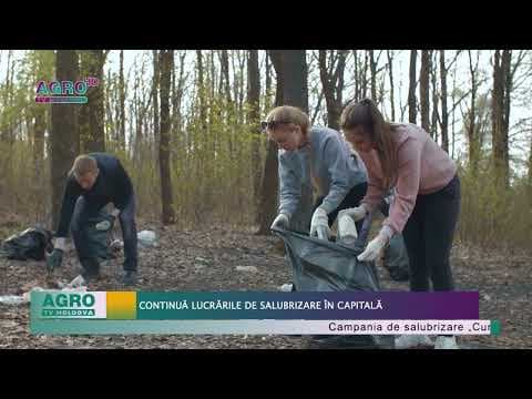 În pofida timpului ploios, lucrările de salubrizare a Capitalei și pregătire pentru sărbătorile de Paști continuă