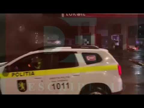VIDEO/Stație PECO din capitală, lovită de FULGER