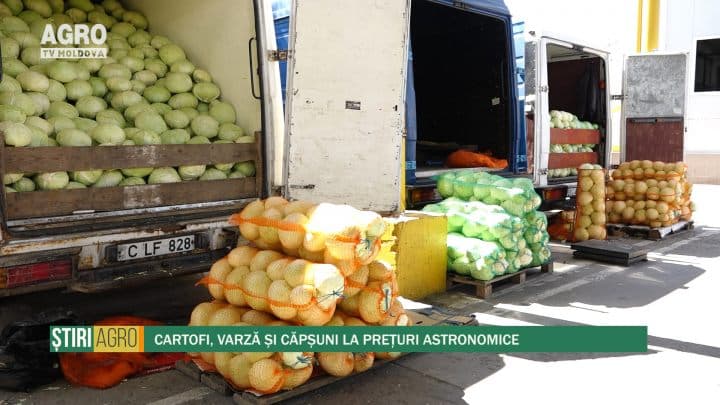 Cartofi, varză și căpșuni la prețuri astronomice