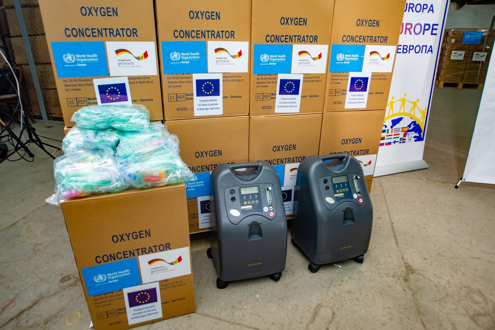 Concentratoarele de oxigen au ajuns în Moldova