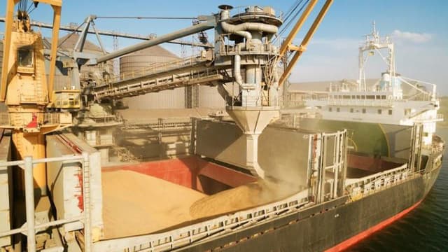 Ucraina: Milioane de tone de cereale, transportate pe Dunăre