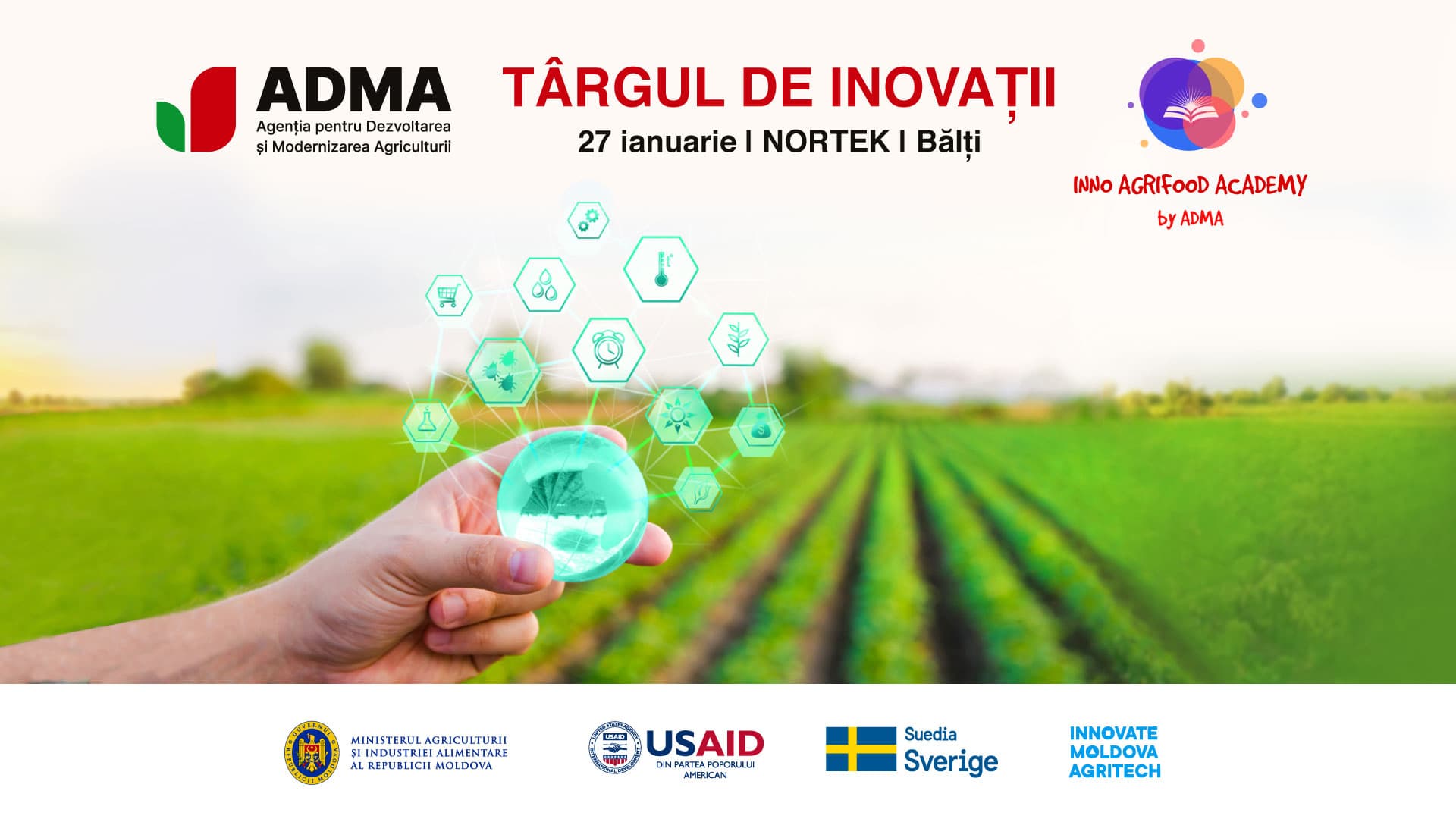 Târgul de Inovații, PREMIERĂ pentru AGRICULTURA moldovenească