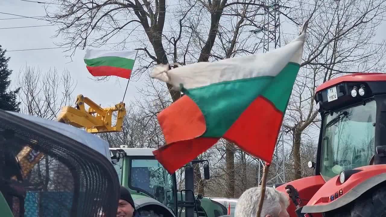 Protestele fermierilor bulgari / VIDEO