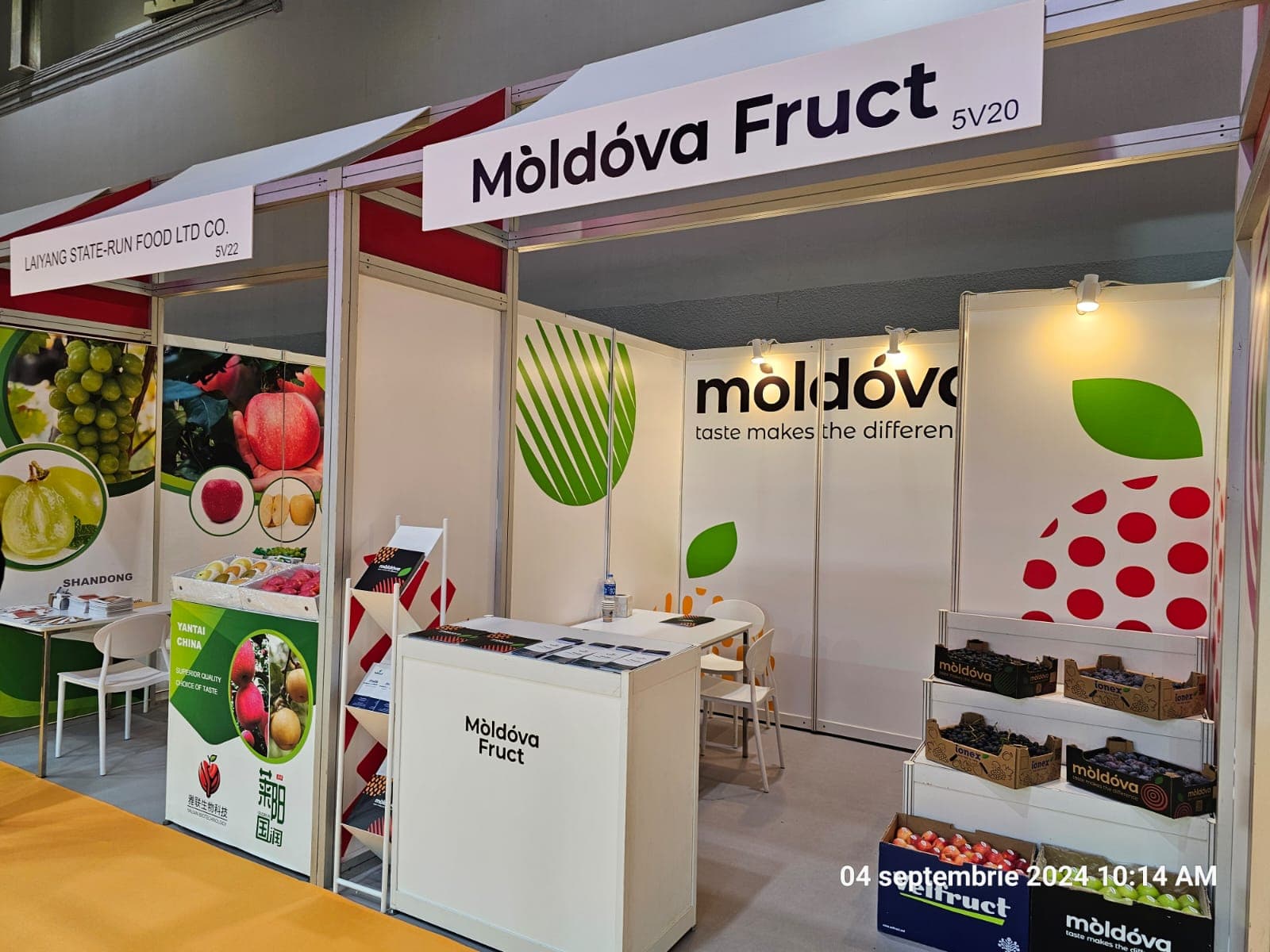 Republica Moldova, prezentă la cea mai mare expoziție de fructe din Asia