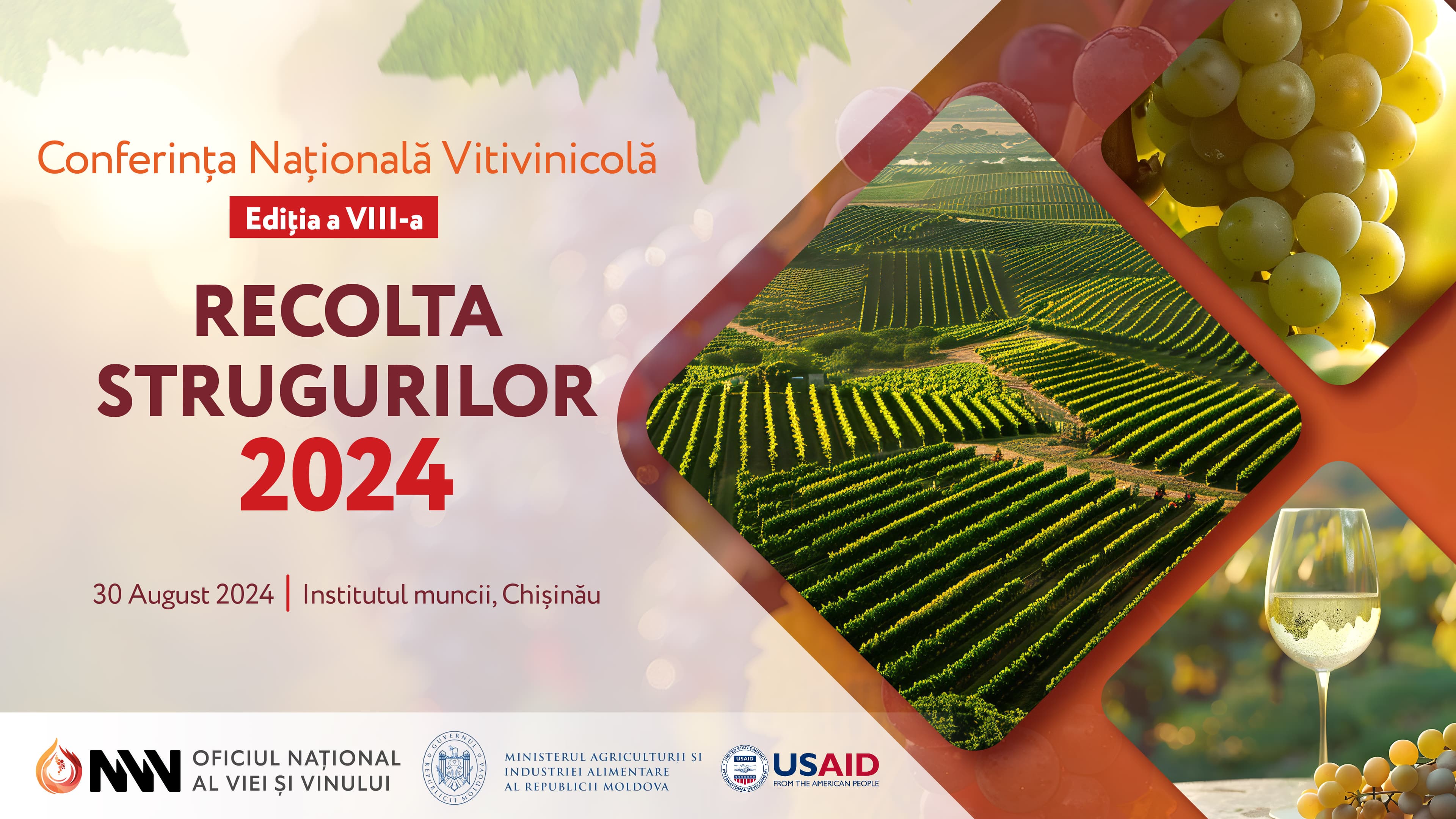 Conferința Națională Vitivinicolă a reunit vinificatori, viticultori și reprezentanți ai statului la cea de-a VIII-a ediție