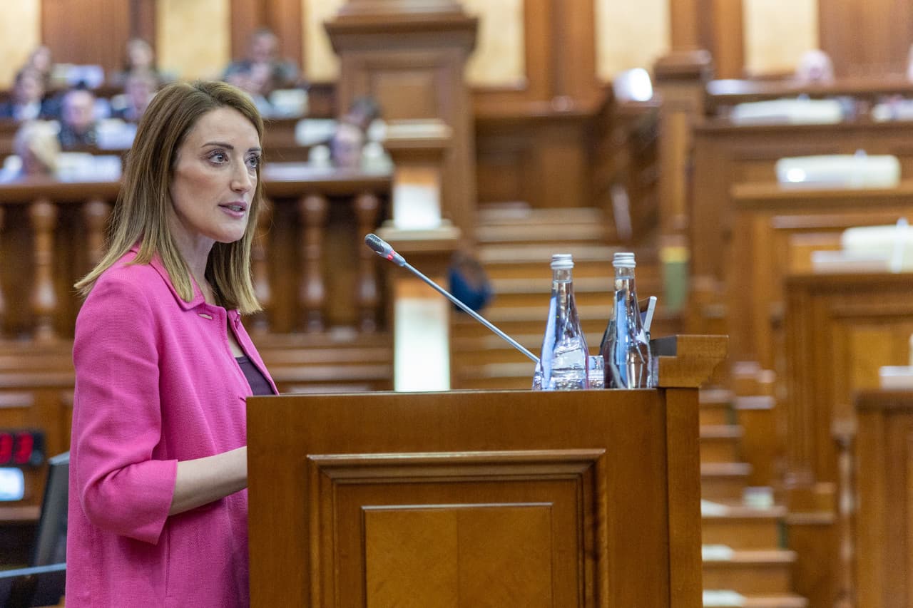 Roberta Metsola anunță deschiderea biroului Parlamentului European la Chișinău