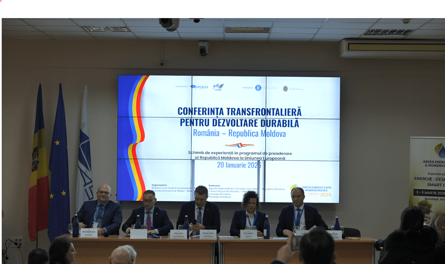Conferință transfrontalieră România–Republica Moldova pentru dezvoltare durabilă, la Chișinău