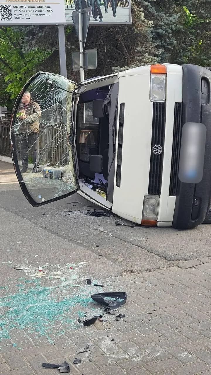 Accident pe strada Gheorghe Asachi din Capitală