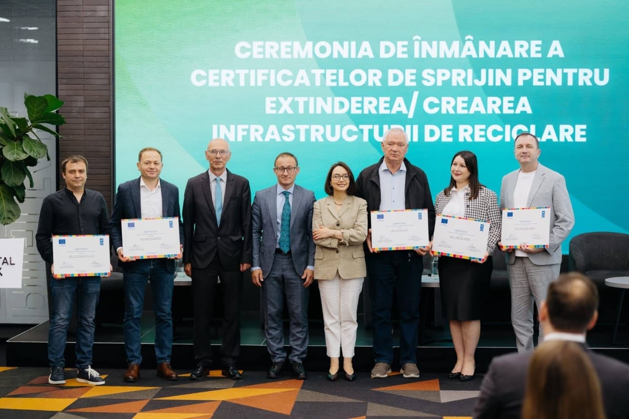 Cinci companii vor primi finanțare pentru reciclare
