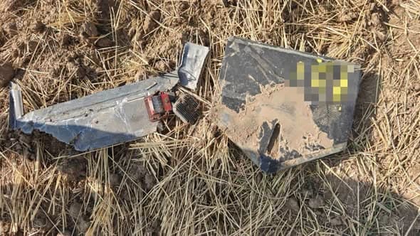 Fragmente ale unei drone „Gheran-2”, descoperite la Văleni