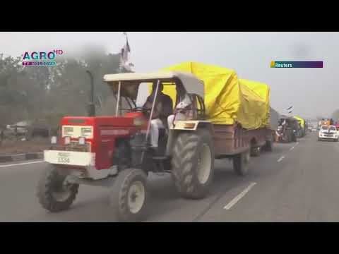 Protestele fermierilor și-n India. Zeci de mii de agricultori în tractoare și camioane s-au deplasat în Capitală