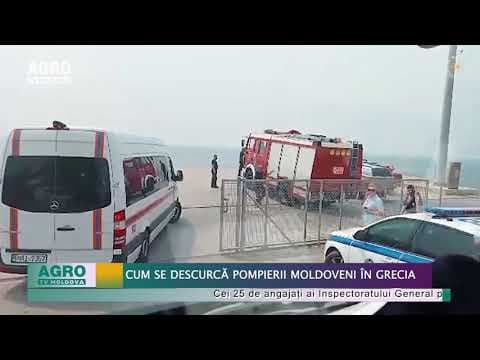 Cum se descurcă pompierii moldoveni în Grecia